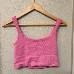 Tilly’s cropped pink tank top